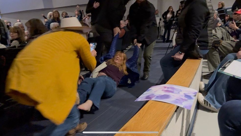 Idaho Town Hall Chaos: Woman forcibly removed, sparking outrage